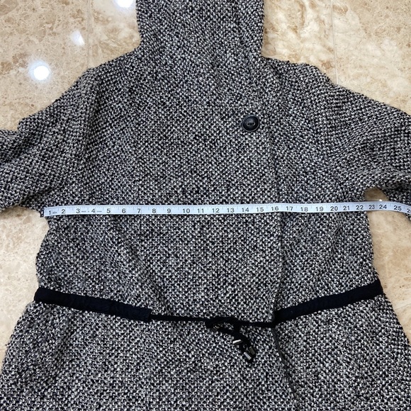 Free People Satellite Image Swing Hooded Tweed Coat . Size XS - Picture 4 of 9